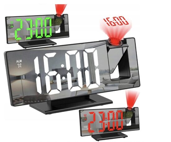 Elektrinis laikrodis su projektoriaus funkcija